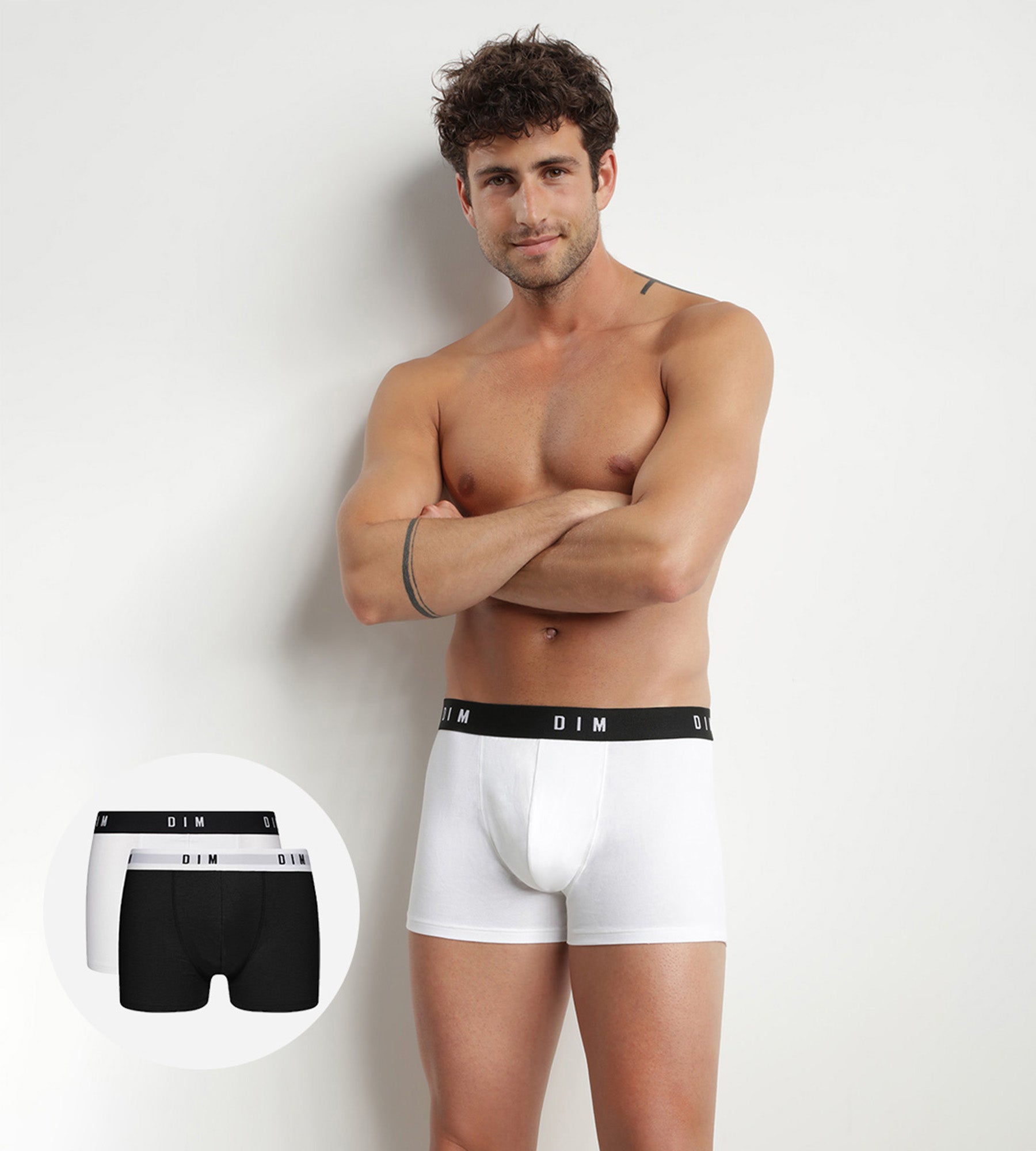 Sous Vêtement Lot Boxer Homme Dim Lot De Boxers Homme Coton