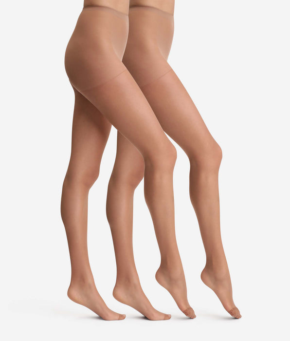 DIM Pack of 2 transparent tights cube 15D Beauty Resist