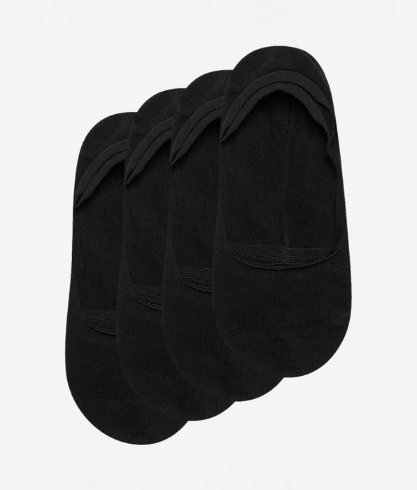 DIM Pack of 2 pairs of black cotton footies for women