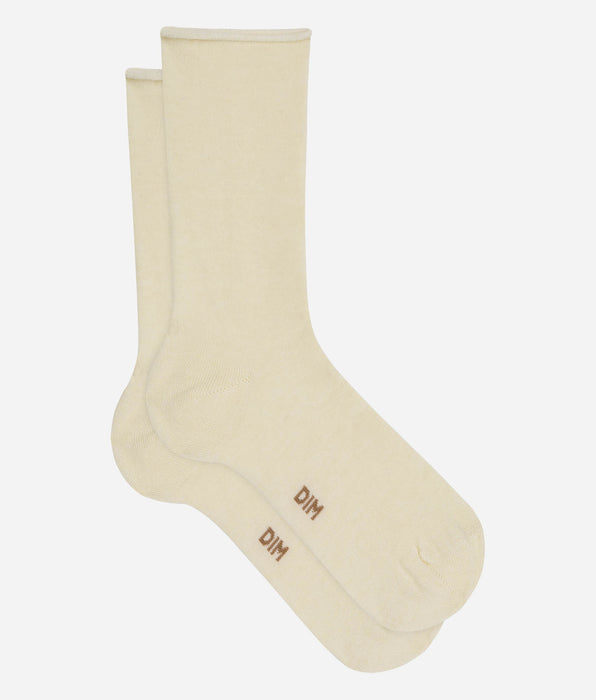 DIM Ivory Soft Wool Women’s Socks