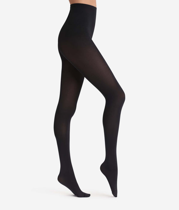 DIM Collant noir Diam's Jambes Fuselées ultra-opaque 70D