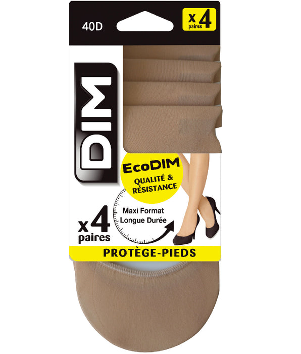 DIM Pack of 4 clear EcoDIM opaque 40D foot protectors