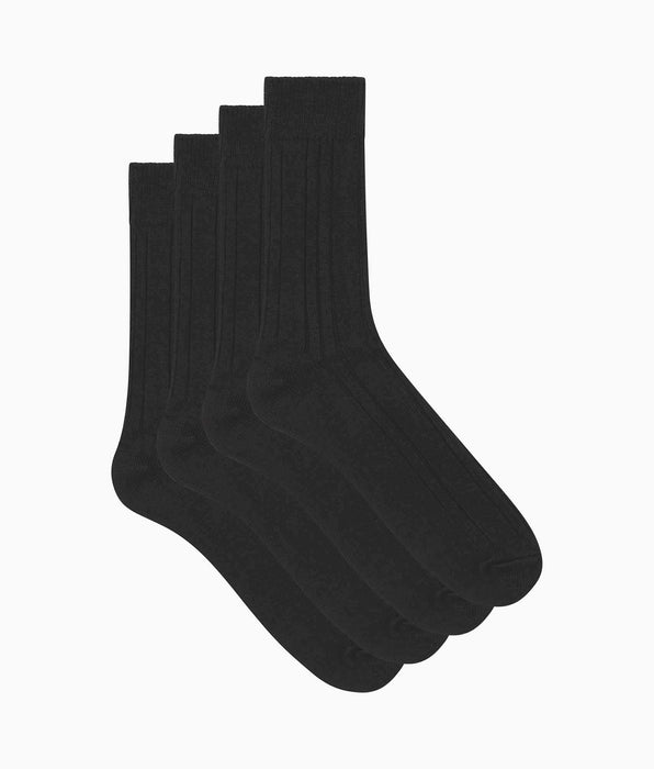 DIM Pack of 2 pairs of men's socks Black Bamboo