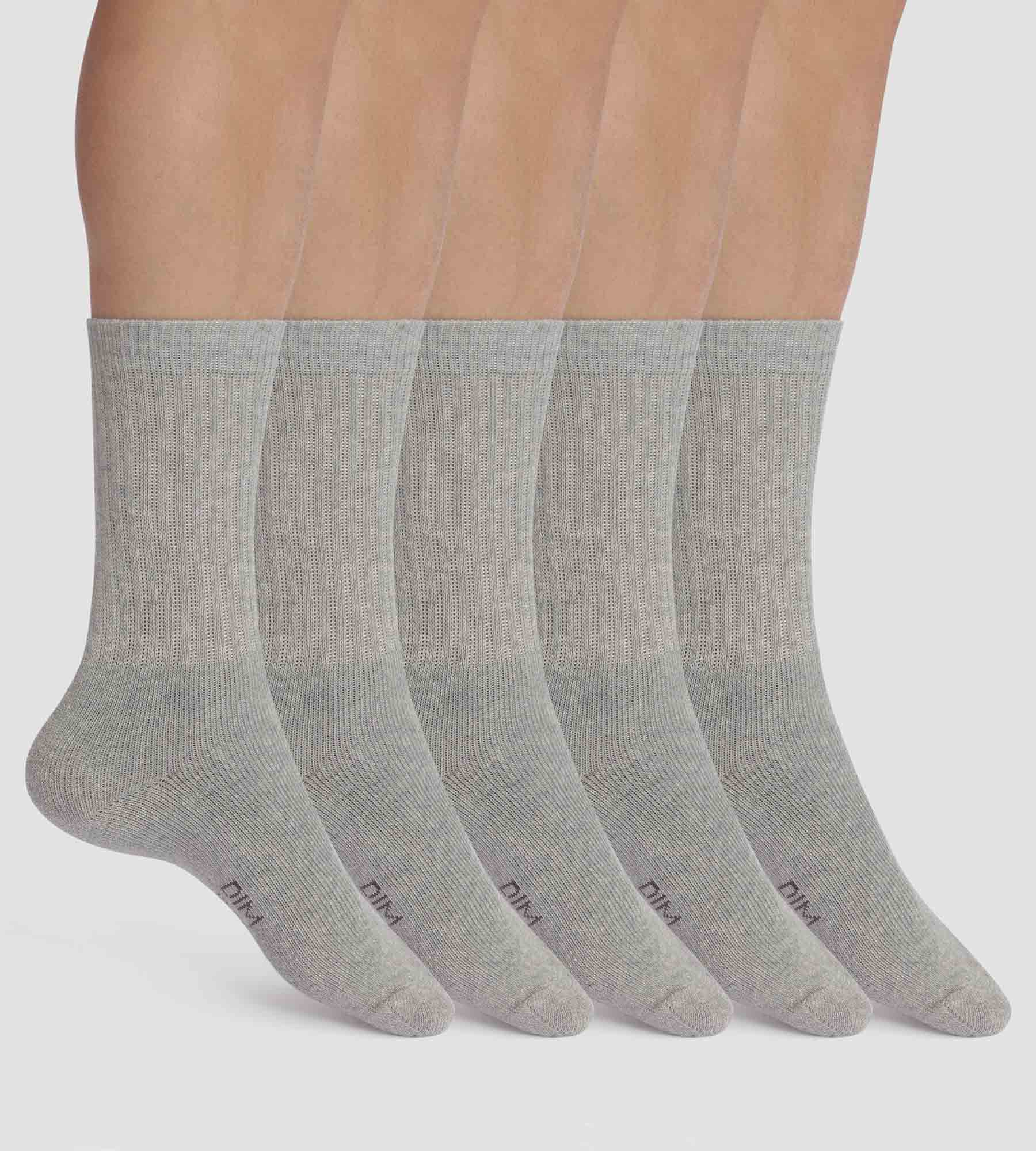 Pack of 5 pairs of EcoDim Sport grey mottled men's socks | DIM