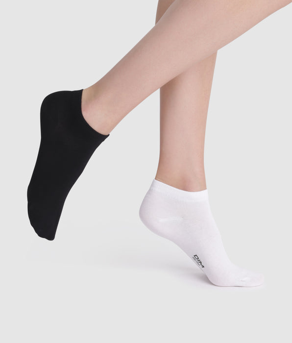 DIM Set of 2 pairs women's cotton low-cut socks