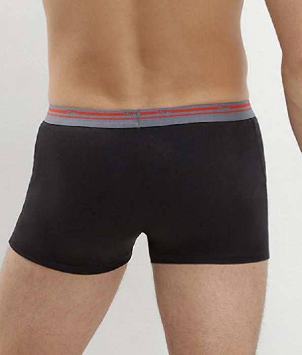 DIM ⁣⁢Pack de 3 boxers algodão stretch Preto para homem Daily Colors⁤⁣