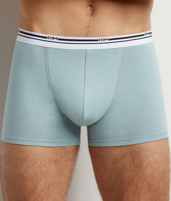 DIM Pack of 3 Classic colours Blue grey men's stretch cotton boxers