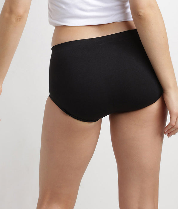 DIM 2er-Pack nahtlose Hipster aus Mikrofaser schwarz/weiß – Pockets EcoDIM