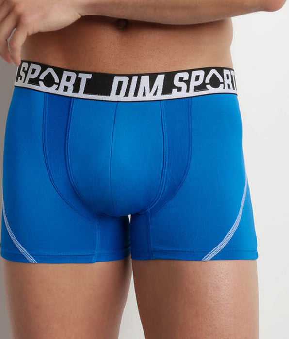 DIM ⁣⁢Pack de 3 boxers homem microfibra termorreguladora Azul Dim Sport⁤⁣