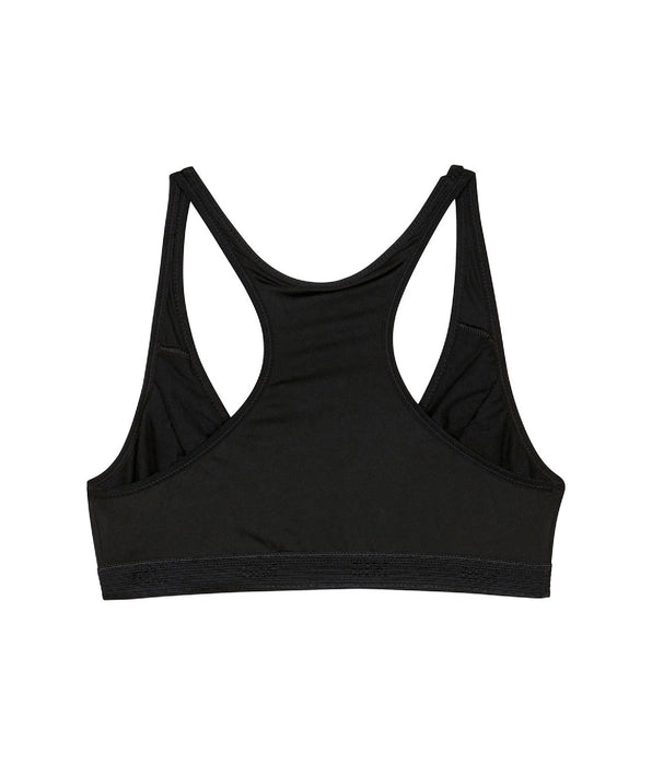 DIM Schwarzer Mädchen-Sport-BH aus Mikrofaser - DIM Micro