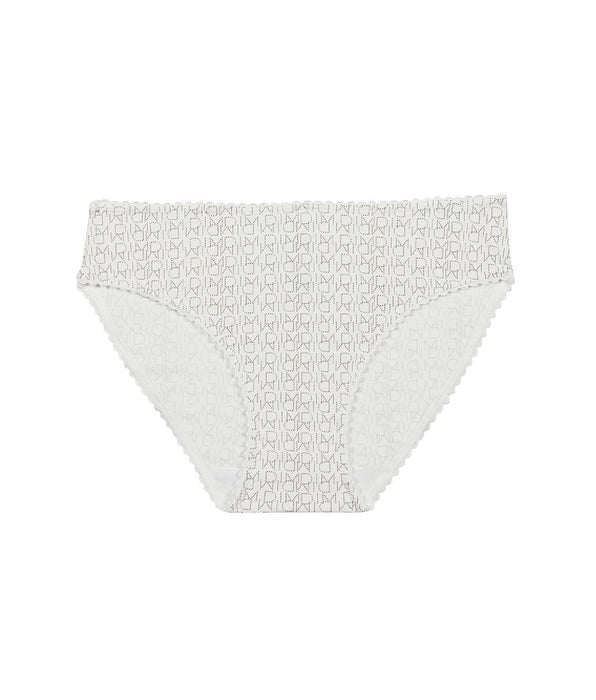 DIM White brief with logo print for girl - Dim Touch