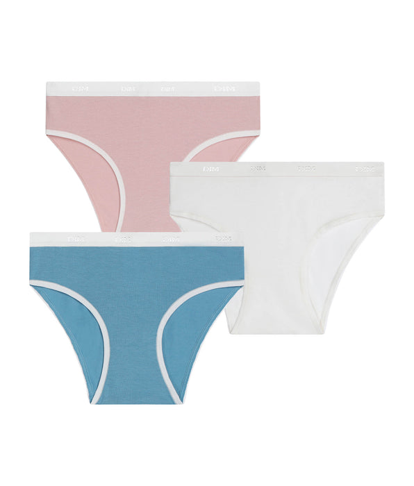 DIM Pack de 3 braguitas para niñas Perle Les Pockets Ecodim Kids