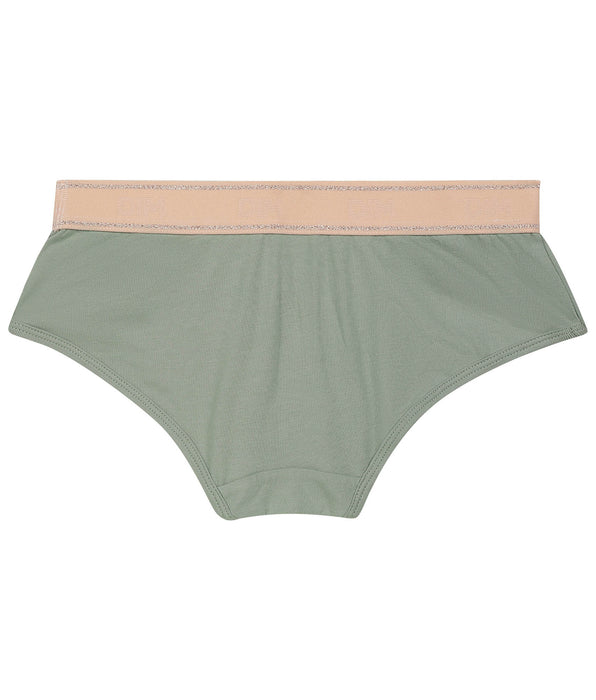 DIM Girls' Shorty in Sage Green and Pink Dim Sport
