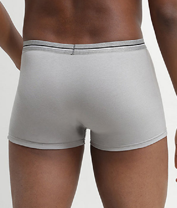 DIM Lot de 3 boxers Homme Ultra Resist Coton Stretch Bleu Jean Gris