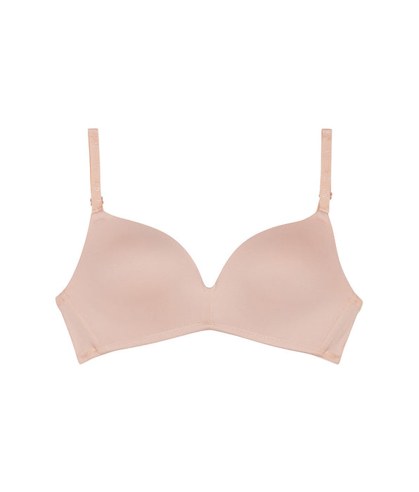 DIM Nude triangle bra with cups for girls Dim Invisible