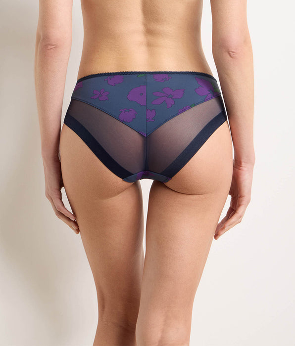 DIM Violetter Slip mit Blumenmuster Generous Classic
