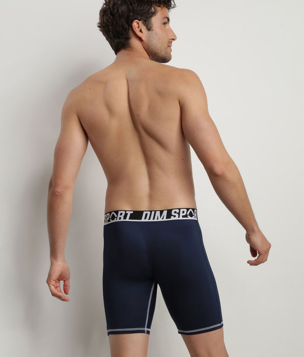 DIM Pack de bóxers largos en microfibra termorreguladores Gris Negro Dim Sport