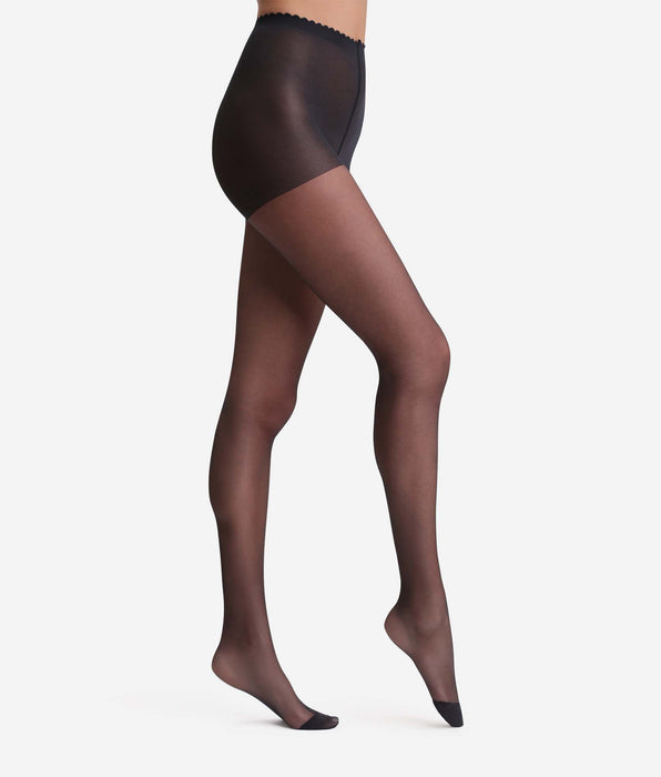 DIM 17D Body Touch black nude effect sheer tights