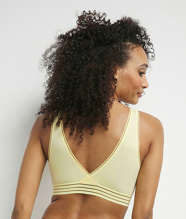 DIM Soutien-gorge triangle sans armatures en microfibre Jaune Oh My Dim’s