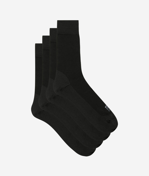 DIM Lot de 2 paires de chaussettes homme renforcées Noir Ultra Resist