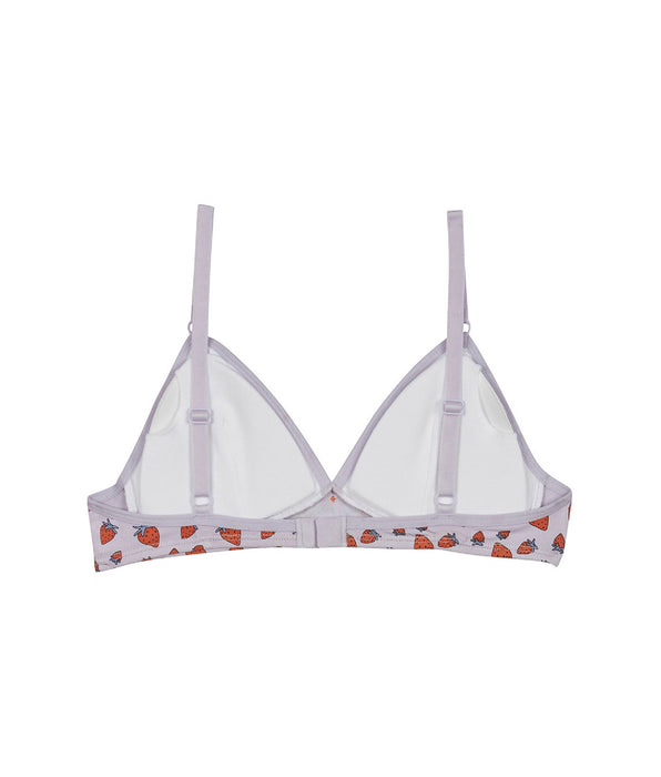 DIM Les Pockets Strawberry wireless stretch cotton triangle bra
