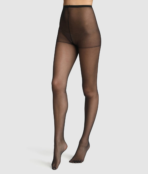 DIM 3er-Pack transparente Strumpfhosen schwarz