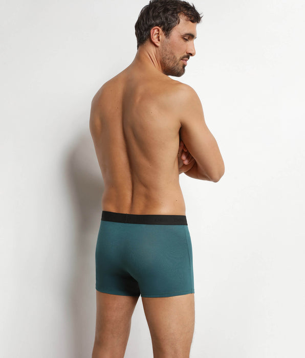 DIM Dim Smart Mediterranean Blue modal cotton boxer shorts