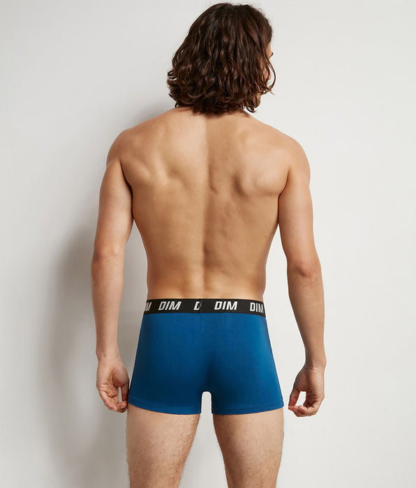 DIM Lot de 2 boxers homme à thermorégulation active Bleu Parme Regul Activ