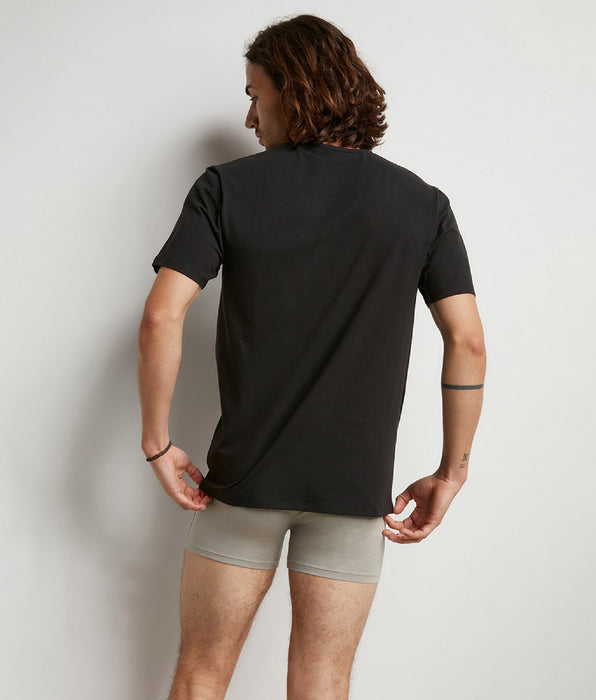 DIM Dim Sport Set of 2 black men's round neck T-shirts with active temperature regulation