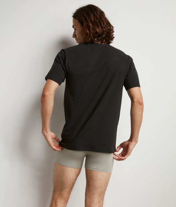 DIM Dim Sport Set of 2 black men's round neck T-shirts with active temperature regulation