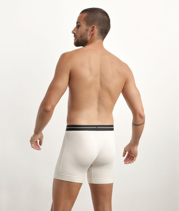 DIM Men's microfibre boxers with flat seams in Beige Dim Icons Essentiel