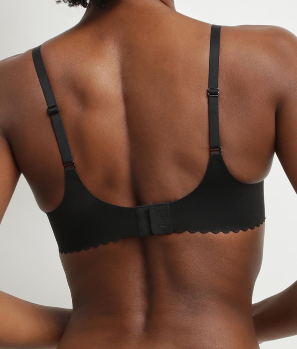 DIM Soutien-gorge foulard à armatures en microfibre Noir Dim Body Touch