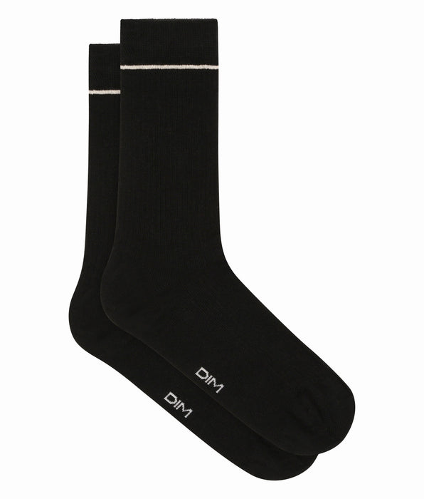 DIM 3er-Pack weiße/graue Socken aus Baumwolle – EcoDim Sport