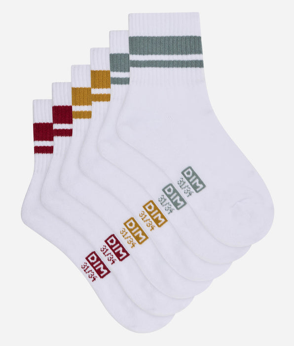 DIM 3er-Pack Unisex-Kindersocken aus EcoDIM-Baumwolle