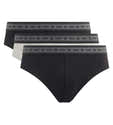 Slip Homme DIM En Coton Bio Stretch - Lot De 3, Coupe Classique, Confortable Et Respirant, Certifié Oeko-Tex - 9