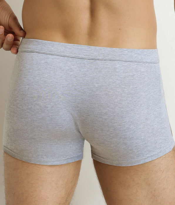 DIM Men's ash grey Classic Cotton boxer shorts
