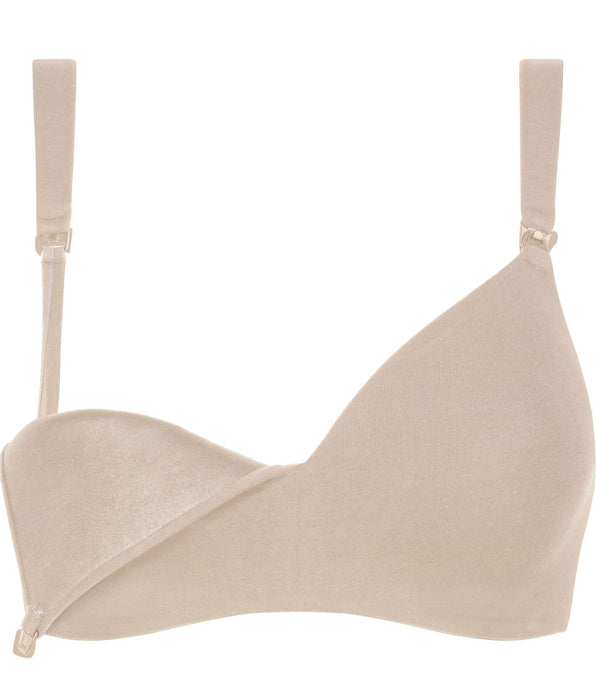 DIM Soutien-gorge d’allaitement en jersey coton chair Dim Maternité