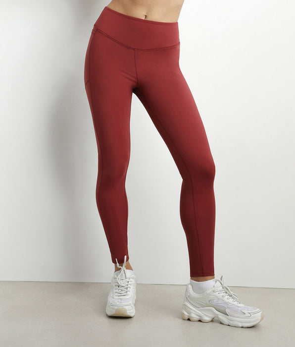 DIM Women's sports leggings in sculpting microfiber Bordeaux Dim Move