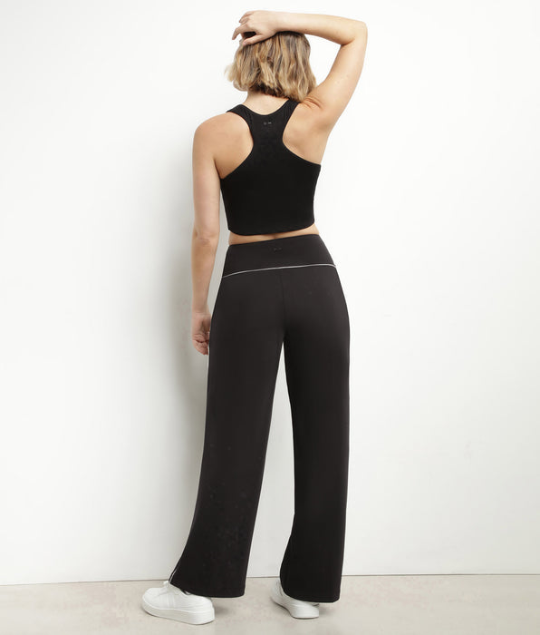 DIM Women's sports tank top in black viscose with bra Dim Move