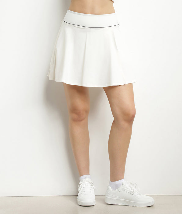 DIM Women's microfibre short skirt Dim Move Ecrue