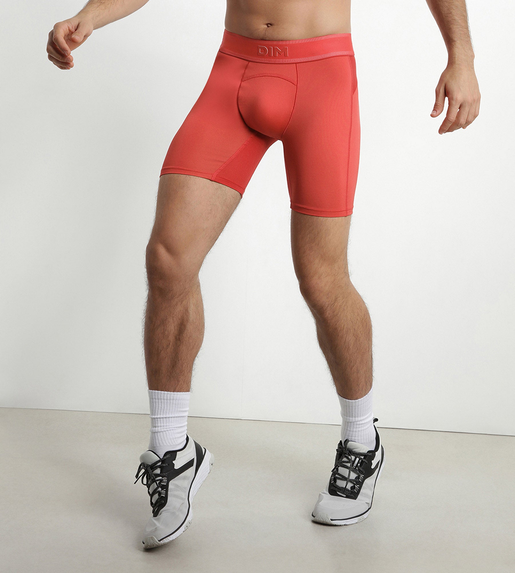 Dim Move Boxer deportivo largo de microfibra y malla para hombre Red Alert Dim ...