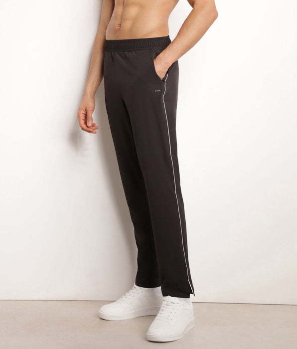 DIM Men's stretch jersey chino trousers Black Dim Move