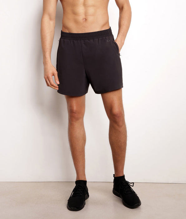 DIM Heren sportshorts van ademend materiaal Zwart DIM Move