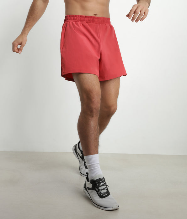 DIM Dim Move Herren-Sportshorts aus luftigem Material in Rot