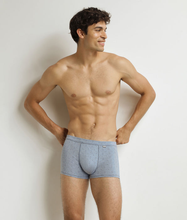 DIM Boxer Hombre Azul Jean Dim Algodón Modal Clásico