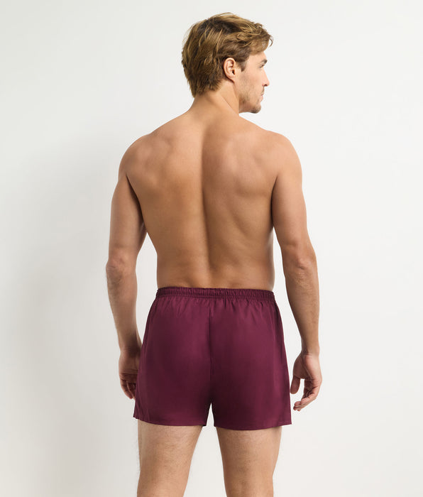DIM 2er-Pack Unterhosen für Männer Blau gestreift Rot Baumwolle Stretch