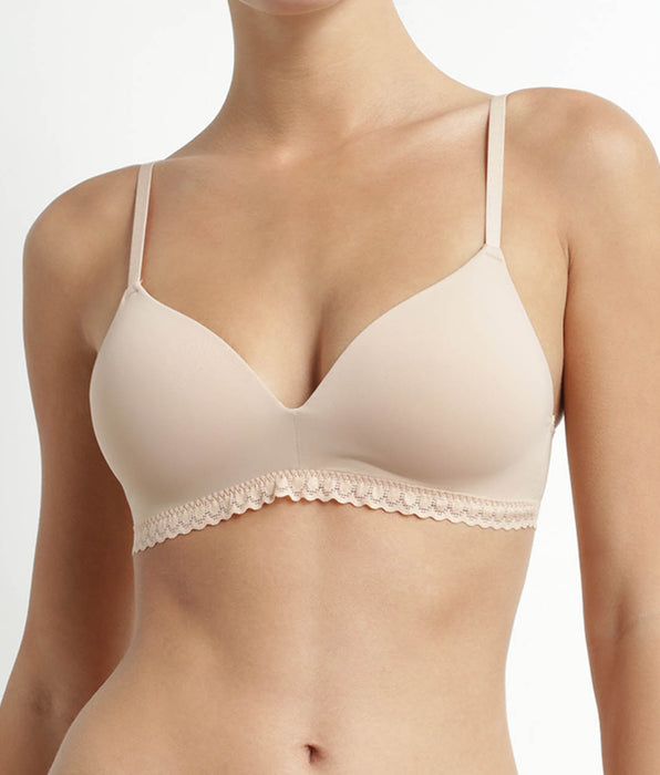 DIM Nude Daily Micro underwired padded triangle bra