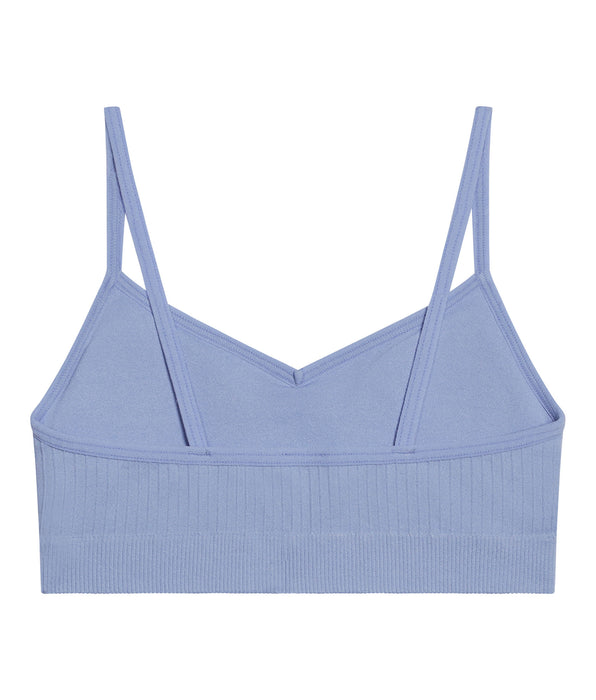 DIM Seamless girl's bra with removable microfiber foam Blue Dim
