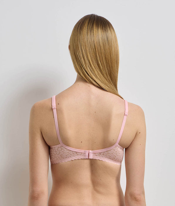 DIM Sujetador triangular con relleno sin aros rosa pétalo Daily Dentelle