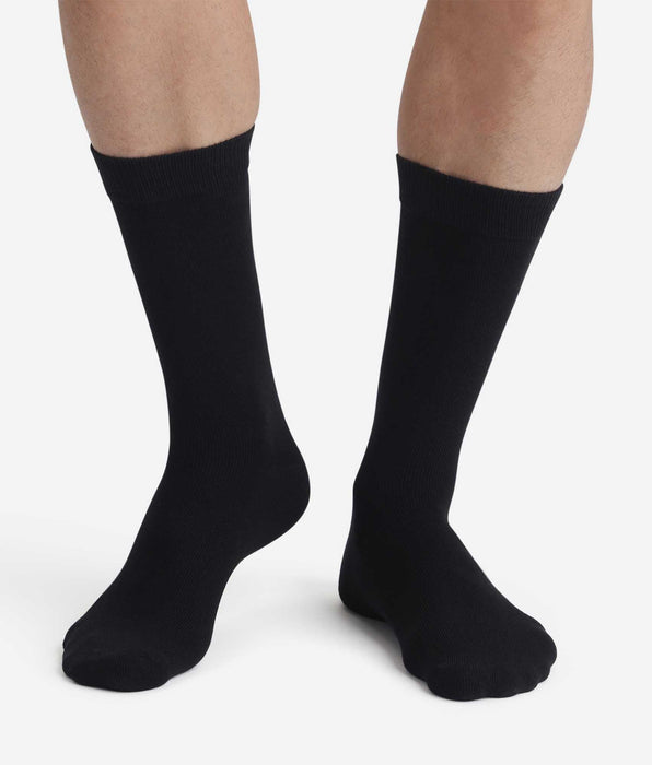 DIM Pack of 2 pairs of black Thermo socks for men